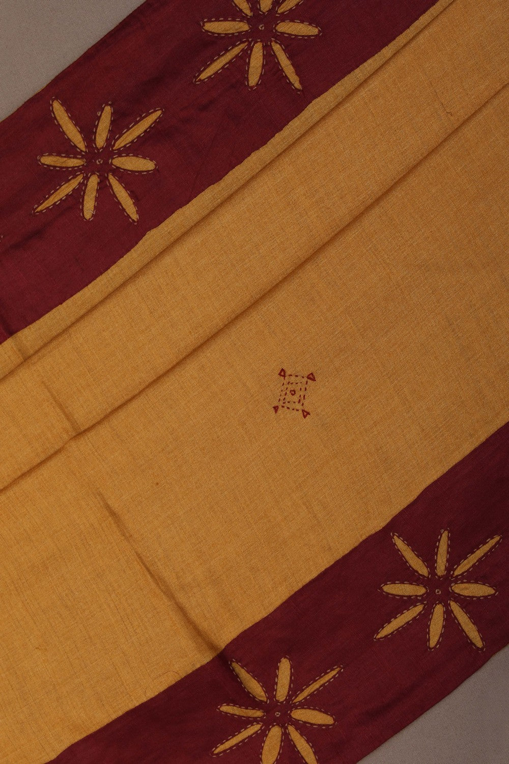 Image of A Tussar Embroidery Saree